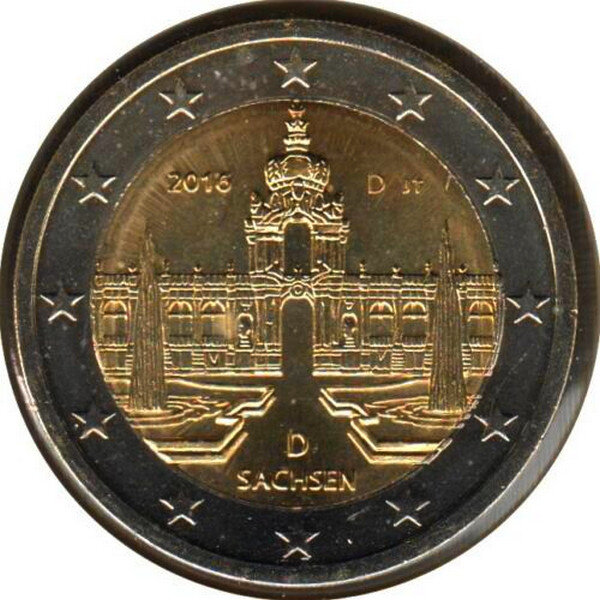 Monnaie 2 euros commémorative allemagne 2016 - saxe atelier d