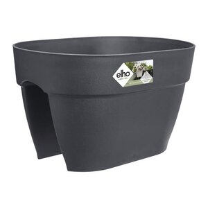 Planteur vibia campana flower bridge 40 gris pour balcon extérieur - 7 5 L