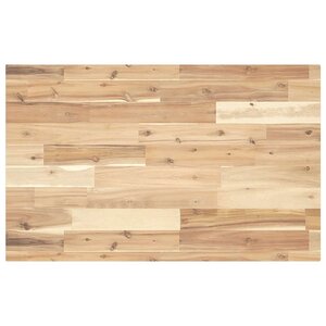 vidaXL Dessus de bureau non traité 140x50x4 cm bois d'acacia massif
