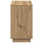 vidaXL Buffet Chêne artisanal 102 x 35 x 55 cm Bois d'ingénierie