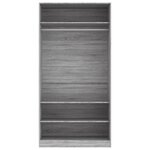 vidaXL Garde-robe sonoma gris 100x50x200 cm bois d'ingénierie