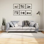 vidaXL Tapis IZA poils courts style scandinave crème 140x200 cm
