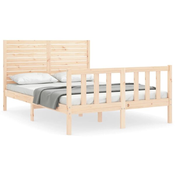 vidaXL Cadre de lit sans matelas 140x200 cm bois massif de pin