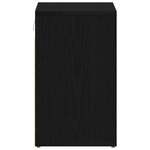vidaXL Meuble à chaussures avec étagère Chêne noir 52 x 30 x 50.5 cm