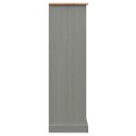 vidaXL Bibliothèque VIGO gris 90x35x114 5 cm bois massif de pin