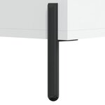 vidaXL Buffet blanc 69 5x32 5x180 cm bois d'ingénierie