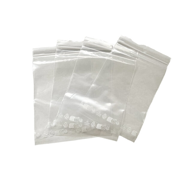 Lot de 500 Sachets zip transparent 50µ 100x100mm