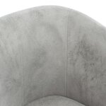 vidaXL Chaise cabriolet gris clair velours
