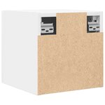 vidaXL Meubles TV muraux 4 Pièces Blanc 30 5x30x30 cm