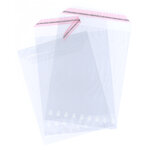 Lot de 100 sachets plastiques autocollants 165x220mm standard 50µ