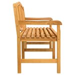 vidaXL Ensemble à manger de jardin 3 Pièces Bois de teck massif