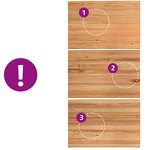 vidaXL Table à manger avec bord vivant 180x100x74 cm bois massif chêne