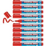 Marqueur pour chevalets 383 rouge 1-5 mm x 10 EDDING