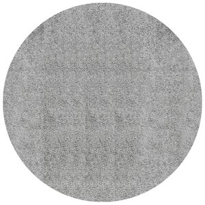 vidaXL Tapis shaggy PAMPLONA poils longs moderne gris Ø 120 cm