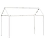 vidaXL Lit haut sans matelas blanc 80x200 cm bois de pin massif