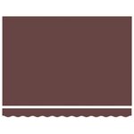 vidaXL Auvent manuel rétractable avec LED marron 300x250 cm