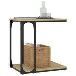 vidaXL Table d'appoint Chêne sonoma 50x35x52 cm Bois d'ingénierie