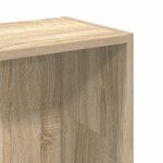 vidaXL Bibliothèque chêne sonoma 80x24x109 cm bois d'ingénierie