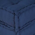 vidaXL Canapé modulaire Indigo 70 x 70 x 36 cm tissu