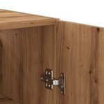 vidaXL Armoire murale chêne artisanal 69 5x34x90 cm