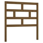 vidaXL Tête de lit Marron miel 96x4x100 cm Bois massif de pin
