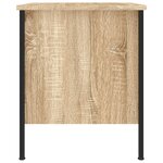 vidaXL Table de chevet chêne sonoma 40x42x50 cm bois d'ingénierie