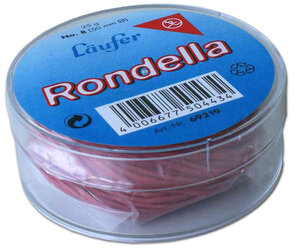 Elastique RONDELLA en boîte de 25 g, Assortiment de taille LÄUFER