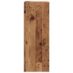 vidaXL Armoire murale suspendue vieux bois 69 5x32 5x90 cm
