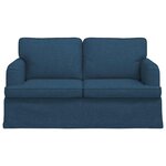 vidaXL Canapé Bleu 144 x 80 x 85 cm tissu