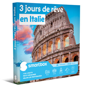 SMARTBOX - Coffret Cadeau 3 jours de rêve en Italie -  Séjour