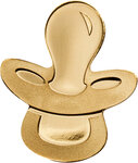 Monnaie GOLDEN DUMMY PACIFIER Or 5$ Cook Islands 2021 (PRÉCOMMANDE)