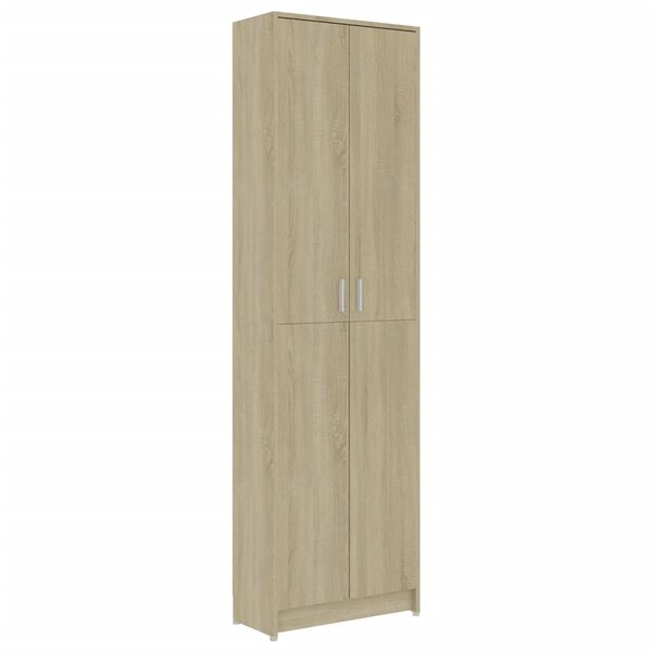 vidaXL Garde-robe de couloir Chêne sonoma 55x25x189 cm Bois ingénierie
