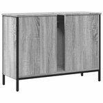 vidaXL Armoire lavabo de salle de bain sonoma gris 80x30x60 cm