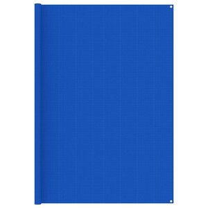 vidaXL Tapis de tente 250x550 cm Bleu