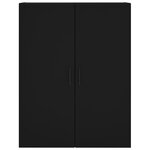vidaXL Armoire murale noir 69 5x34x90 cm
