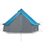 vidaXL Tente familiale tipi 10 personnes bleu imperméable