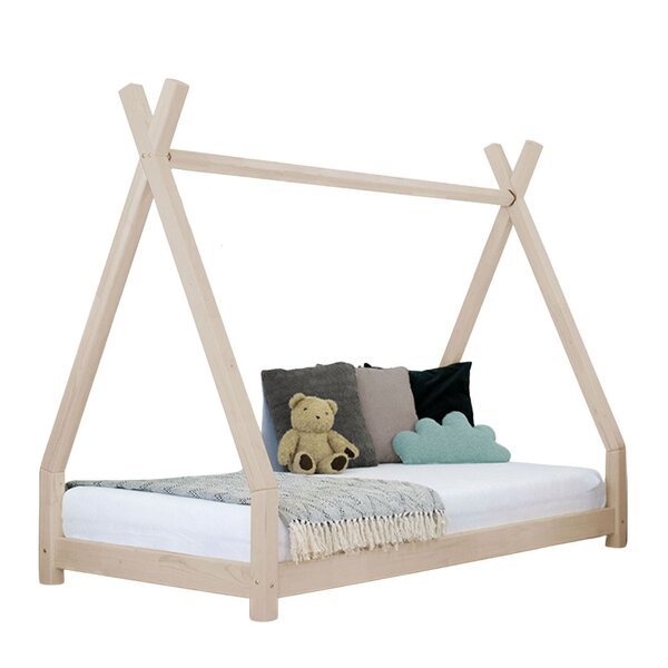 Lit tipi enfant NAKANA 80 x 160 beige
