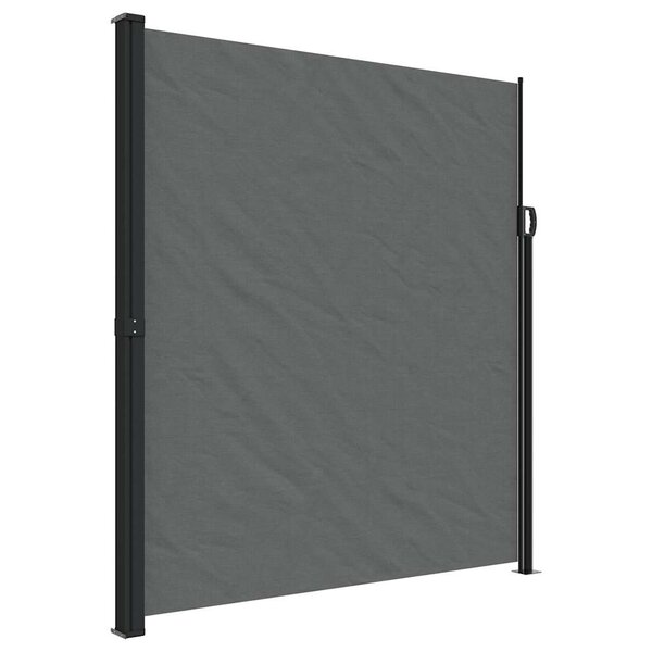 vidaXL Auvent latéral rétractable anthracite 220x300 cm