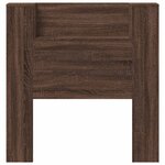 vidaXL Tête de lit Chêne brun 100 x 16 5 x 103 5 cm Bois d'ingénierie