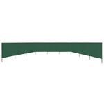 vidaXL Paravent 9 panneaux Tissu 1200 x 80 cm Vert
