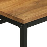 vidaXL Bureau 110x50x87 cm en bois massif d'acacia