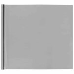 vidaXL Films solaires 5 Pièces effet réfléchissant statique argenté PVC