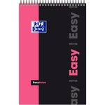 Bloc Notes Spirale Easynotes 5x5 160p 90g 21x31 5cm coloris Aléatoire OXFORD