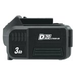Draper tools batterie lithium-ion d20 3ah 20v