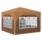 vidaXL Tente de fête pop-up 290 x 290 x 245 cm Beige