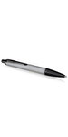 Parker im monochrome stylo bille  gris mat  recharge bleue pointe moyenne  coffret cadeau