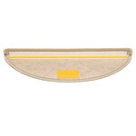 vidaXL Tapis d'escalier autocollants 30 Pièces 56x17x3 cm sable