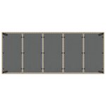 vidaXL Ensemble de salle à manger de jardin 11 pièces avec coussins Beige en poly rotin