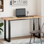 vidaXL Dessus de table rectangulaire 120x50x2 cm bois massif d'acacia