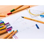 Stylo-Feutre POINT 88 Pointe Fine 0 4 mm turquoise STABILO